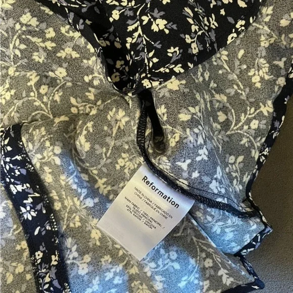 Reformation Saskia Dress in Twilight *NEW* - Picture 6 of 6